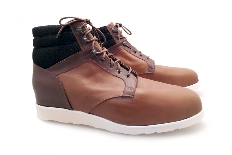 Chaussures orthopédiques en cuir modernes pour homme