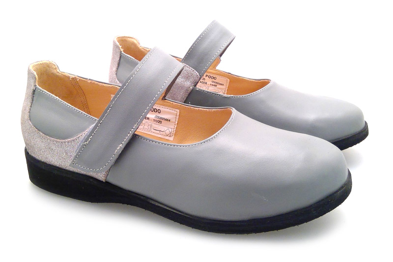 Chaussures orthopédiques grises pour femme